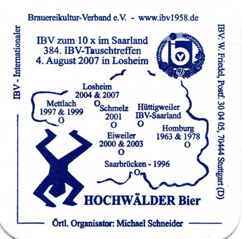 losheim mzg-rp hochw�lder quad 4ab (185-384 tauschtreffen 2007-blau) 